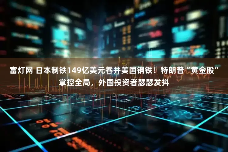富灯网 日本制铁149亿美元吞并美国钢铁！特朗普“黄金股”掌控全局，外国投资者瑟瑟发抖