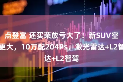 点登富 还买荣放亏大了！新SUV空间更大，10万配204Ps，激光雷达+L2智驾